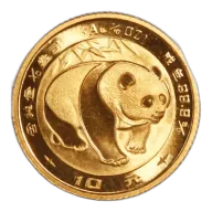 Chinese Gold Panda 10th Ounce 1983