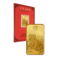 PAMP Suisse Lunar Pig 5g Gold Bullion Bar Pre-Owned