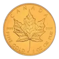 1991 Gold Maple Leaf 1 oz $50 Bullion Coin