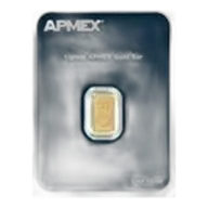1 gram Gold Bar - APMEX (TEP)
