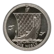 1 Oz Platinum Isle of Man Noble - BU (Random Year)