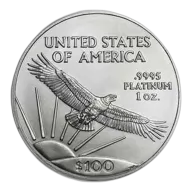 1 oz Platinum Eagle - BU (Date Varies)