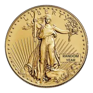 1/4oz American Gold Eagle - Random Year - BU