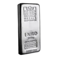 1kg Republic Metals Silver Bar