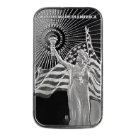 Columbia Goddess 1oz Silver American Reserve .999 Bar