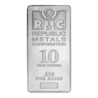 10 oz Republic Metals Silver Bar