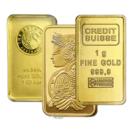 1 Gram Gold Bar