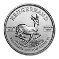 South Africa 1 oz Silver Krugerrand (Random)
