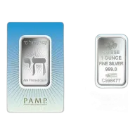 PAMP 1 Ounce Silver Am Yisrael Chai! Bar
