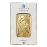 1 oz Gold Bar - Britannia (Carded)