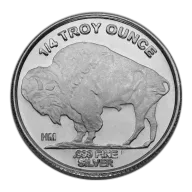 Buffalo Silver Round 1/4 oz