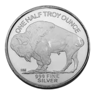 Buffalo Silver Round 1/2 oz