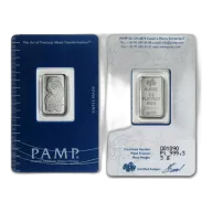 5 Gram PAMP Platinum Bar