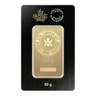 50g Royal Canadian Mint Gold Bar