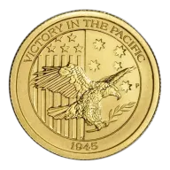 Australia 1/4 Ounce Gold 2017 Victory in the Pacific BU