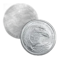 1 4 oz GSM Silver Eagle Round