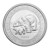 Pre-Owned 1.5 oz Maple Leaf Silver Coin