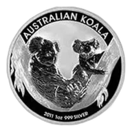 2011 1 oz Silver Koala Bullion Coin