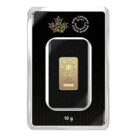 10 gram Gold Bar - Royal Canadian Mint (RCM) - .9999 Fine in Assay