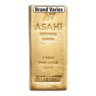 1 kilo Gold Bar - Brand Varies .9999 (COMEX Brand) IRA