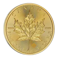 2026 Canadian Gold Maple Leaf 1 oz Coin - King Charles III Effigy