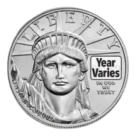 1 Oz Platinum American Eagle - BU (Random Year)