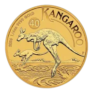 2026 $25 Australia Gold Kangaroo 1/4 oz .9999 Fine Brilliant Uncirculated