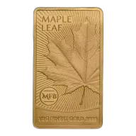 2022 Solomon Isl. 1/2 Gram Gold Famous Motifs: Maple Leaf