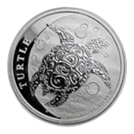 2018 Niue 1/2 oz Silver $1 Hawksbill Turtle BU