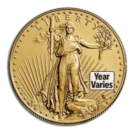 1 oz Gold Eagle - BU (Year Varies)