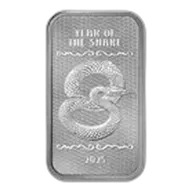 1 oz Silver Bar - 2025 APMEX Year of the Snake (Series 2)