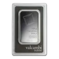100 gram Silver Bar - Valcambi (w/Assay)