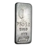 1 kilo Silver Bar - Engelhard (Mocatta Metals/London)