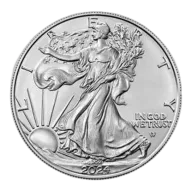 2024 1 oz American Silver Eagle Coin BU