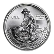 1 oz Silver Round - Engelhard Prospector (Random Year)