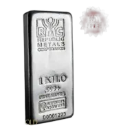 VAT-Free Republic Metals Corp 1 Kilogram Silver Bar