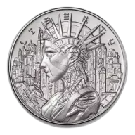 1oz Silver Round - Cyborg Lady Liberty