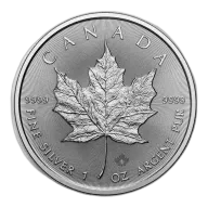 RCM 1oz Silver Canadian Maple Leaf - 2026