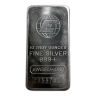 10 oz Engelhard Bar Silver Bar
