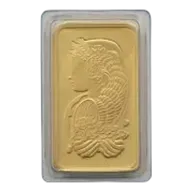 50g Minted Fortuna Gold Bullion Bar PAMP Suisse - Pre-Owned