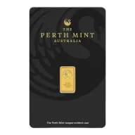 Perth Mint Kangaroo 1 gram Gold Bar (In Assay)
