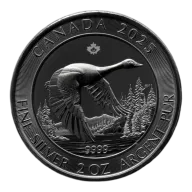 2 oz Canada Goose Silver Coin