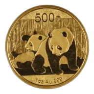 1 oz China Gold Panda - BU - Sealed (Year Varies)