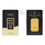 1 oz Gold Bar - Brand Varies .9999 (Carded)