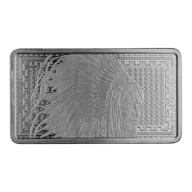 Scottsdale Mint 10 Oz Liberty Trade Buffalo Silver Bar (New)
