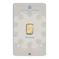 1 Gram Gold Bar - The Royal Mint Britannia (In Assay Card)