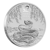 2025 1oz Australian Perth Mint Silver Lunar Series III: Year of the Snake