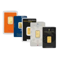 5 gram Gold Bar - Brand Varies (Carded)
