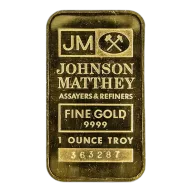 1oz Johnson Matthey Gold Bar