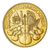 1989 Austrian 0.25 oz Gold Philharmonic Coin (Pre-Owned)
